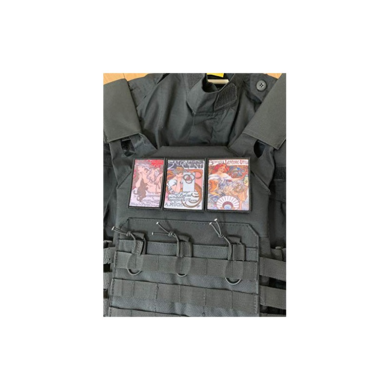 Patch Shop Dongri Alphonse Mucha Cross Transfer Type Airsoft Patch