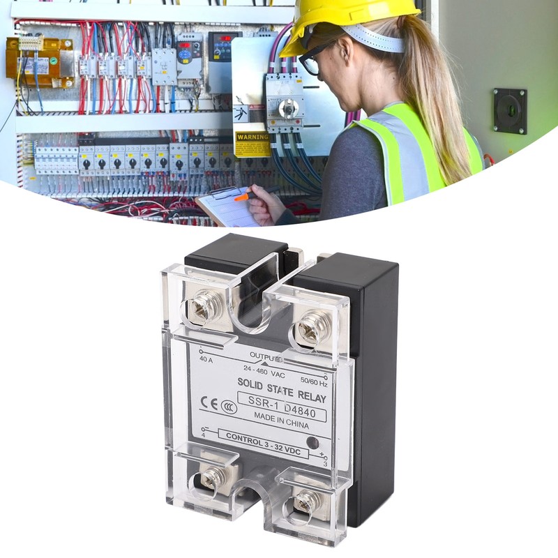 Solid State Relay SSR Industrial Systems 40A DC to AC