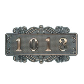 Door Number Plate for Hotel, Apartment, Office, Students Dormitory and Public Facilities (Doorplate D + 14 numbers)
