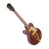 Red and Gold Miniature Electric Guitar Replica with Stand and