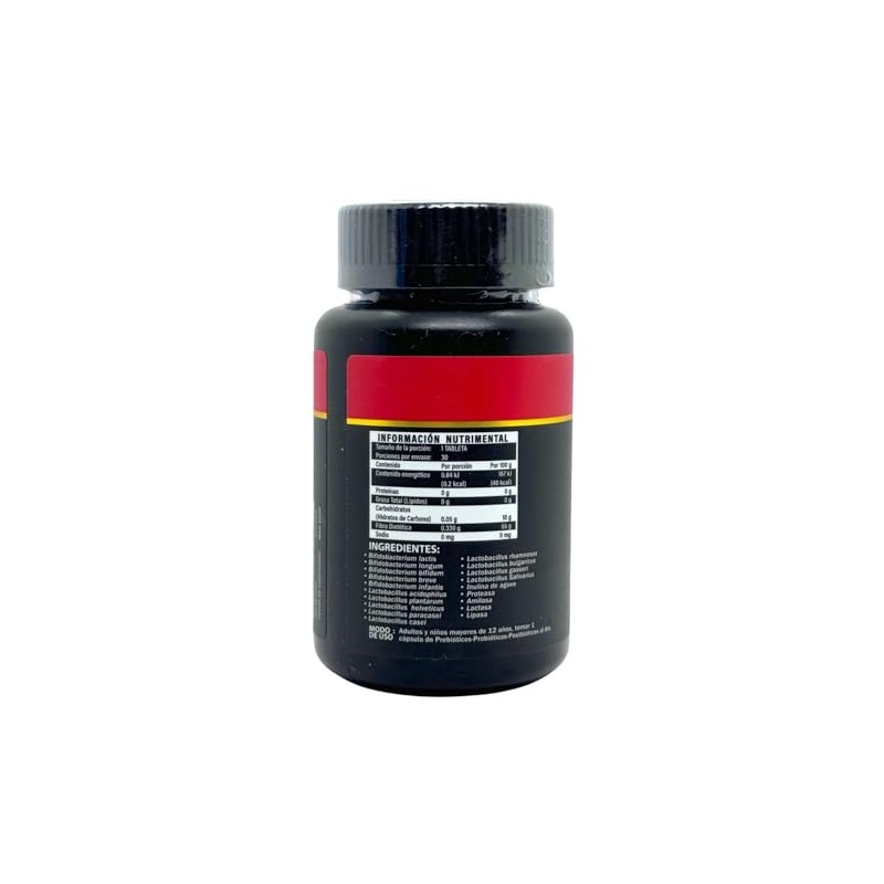 Prebióticos Probióticos Postbióticos 30 Tabletas Vitesa Natural
