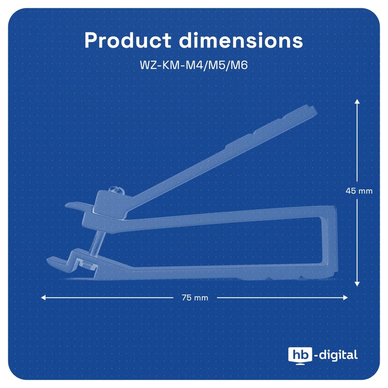 hb-digital Tool Pliers for Cage Nuts M4 M5 M6 Tool