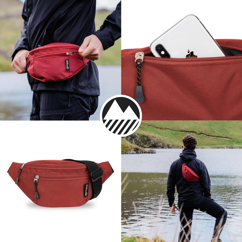 Lakeland Active Skelton Classic Bum Bag - Red