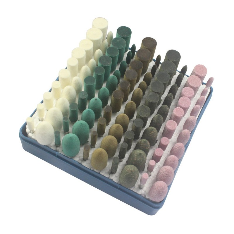 Carving Expert 100 Pcs Polishing Grinding Bits, 1/8 Inch Shank