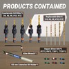 WojBear Countersink Drill Bit Set, 19 PCS Counter Sink Drill