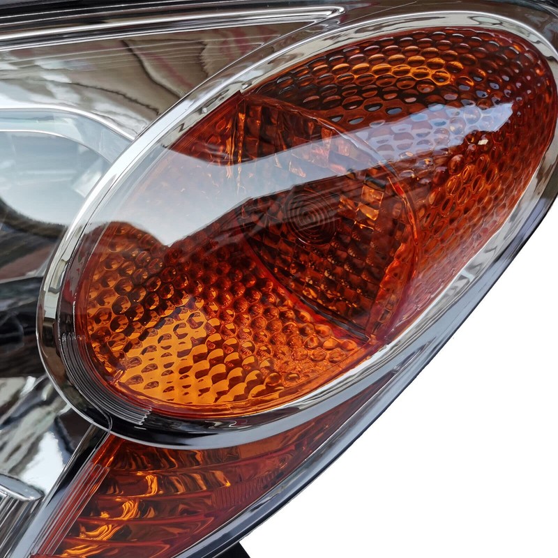 MuChaIOAK Halogen Headlight Assembly, Led Front Cover Replacement Car Head