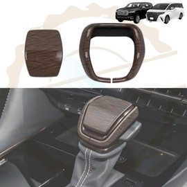 DodoxDIY Applicable New Vellfire 40 Series Alphard 40 Series Land Cruiser 250 LC250 300 LC300 70 LC70 Series Rank Custom Accessory Parts Shift Knob Cover Garnish Interior Decoration Cover Panel Wood