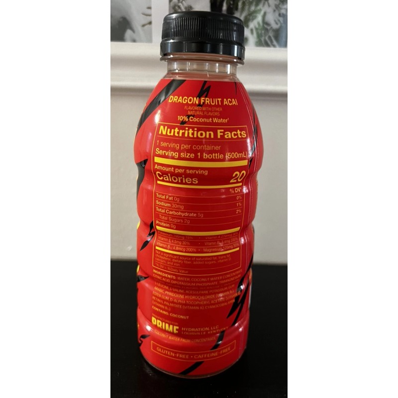 Prime New Prime Hydration Drink I Show Speed Sewey Dragon