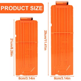 IKOPFLN 30 Darts Banana Magazine Clip Darts Clips Bullet Gun Magazine Reload Soft Bullets Clip Magazines Bag Holder Replacement, blue