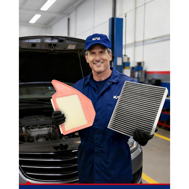 KAX Engine & Cabin Air Filter Kit, Replacement for Dodge