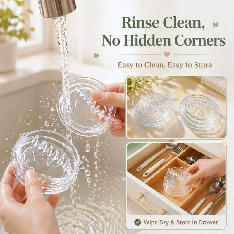 Transparent Manual Garlic Twist - Multi-Functional Mincer，Compact Garlic Mincer Tool，for