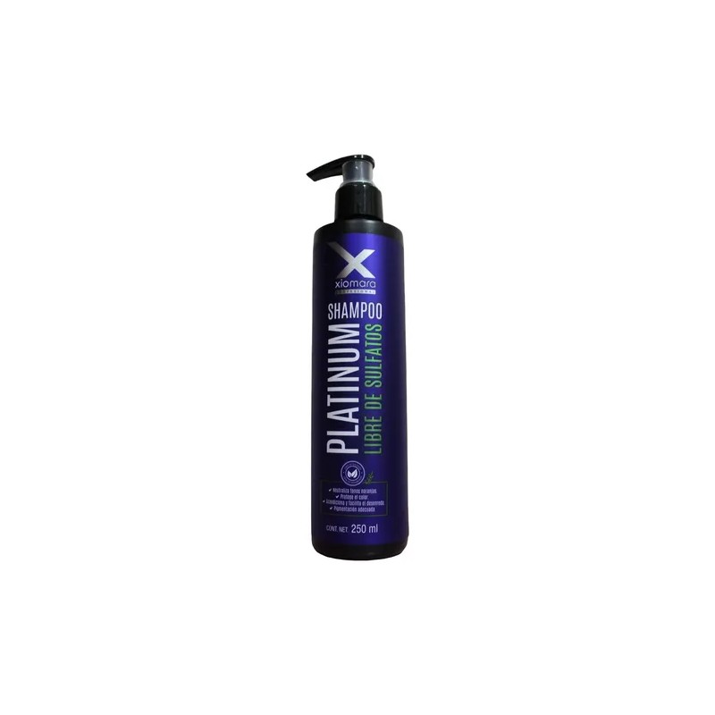 Shampoo Libre De Sulfatos Neutraliza Tonos Naranjas Xiomara