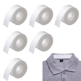 6 Rolls Disposable Collar Protector Hat Shirt Collar Sweat Protectors Collar Protector Sweat Pads Self-Adhesive Shirt Collar Protector for Shirt Collar Hat Brims