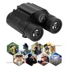 8x21 Pocket Binoculars Folding HD Optical Compact Binoculars for Bird