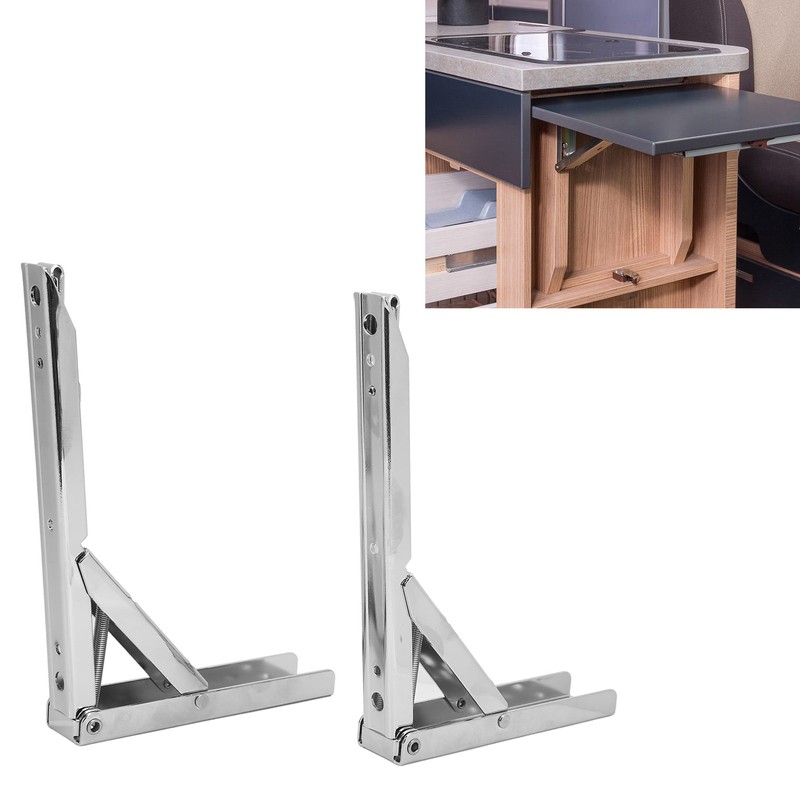 8in Folding Shelf Bracket Wall Mount 45KG Maximum Load Cold