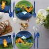 VENTASOL 68PCS Camping Party Cutlery |16 Guests, Including Paper Plates,