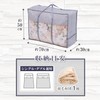 Astro 167-04 Feather Duvet Storage Bag, Gray (Single and Double