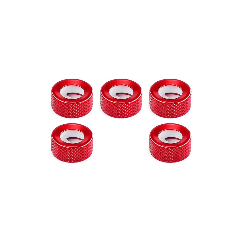 JUIVEEL Aluminum Car Radio Audio Volume Adjustment Knob Cover,Dashboard Dash