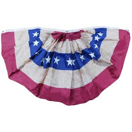 Betsy Ross Vintage Tea Stained 3x6 3'x6' Premium Quality Heavy Duty Fade Resistant 420D Nylon Embroidered Fan Bunting Flag 3 Grommets (BOX)
