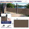 Windscreen4less 3'x12' Deck Balcony Privacy Screen Fence Apartment Balcony Mesh