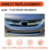 ECOTRIC Front Bumper Grille Compatible With 2013 2014 2015 Honda