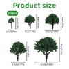 20 PCS Model Trees Miniature Trees for Crafts Train Scenery