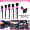 AUTODECO Windshield Cleaner Tool, 17Pcs Car Interior Detailing Kit, Detailing