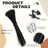 Sinmoe 100 Set Black Privacy Screen Attachment