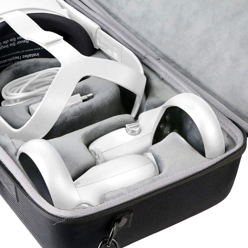 co2CREA Hard Case Replacement for Oculus Quest 1 2 Advanced