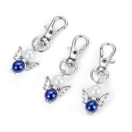 15 Angel Pendants + Organza Bag Guest Gifts Wedding Christening Christmas Communion Confirmation Lucky Charm Gift for Guests