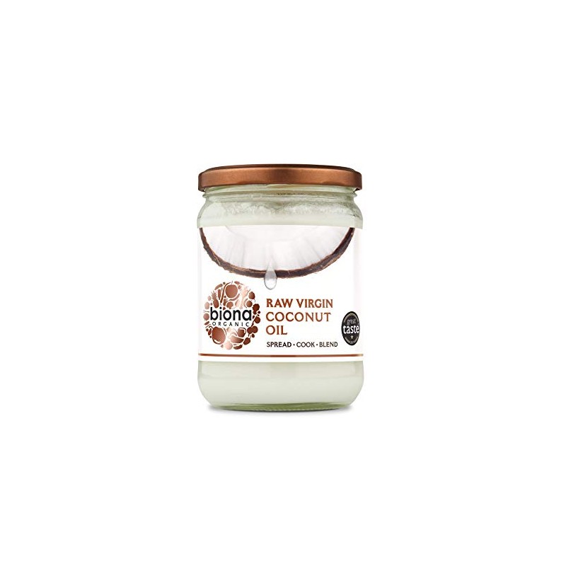 Biona Organic Virgin Coconut Oil Raw 400g - Pack of