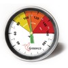Compost Soil Thermometer by Greenco, Stainless Steel, Celsius and Fahrenheit