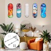 lasuroa 2pcs Skateboard Wall Mount, Skateboard Hanger with 2 Screw Holes