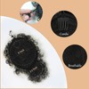 MKJVEN Afro Puff Drawstring Ponytail With Bangs For Black Women