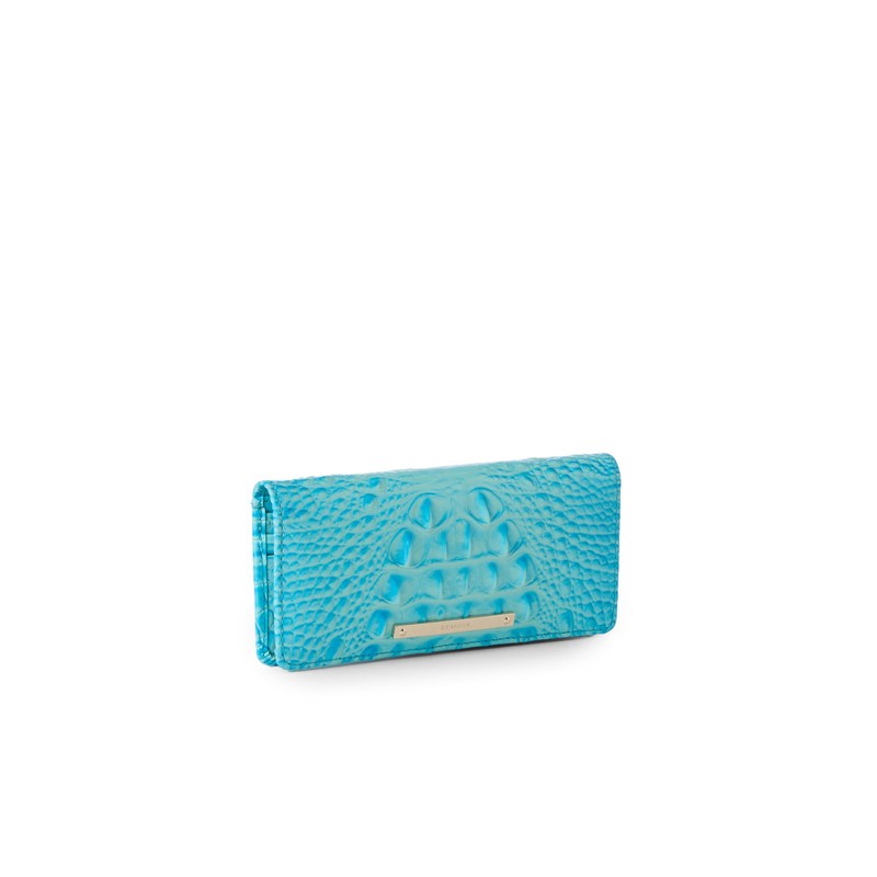 BRAHMIN Ady Wallet - Tropic Blue Melbourne