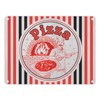 Pizza Box Metal Sign 15 x 20 cm for Pizza