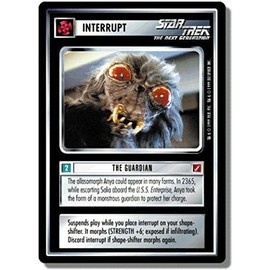 Decipher Star Trek CCG 1E BOG Blaze of Glory The Guardian GU42