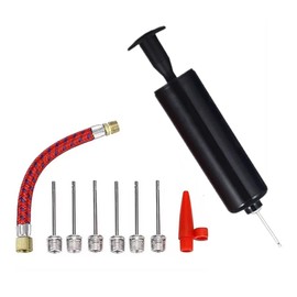 Sports Ball Pump,Portable Air Pump,Portable Air Pump,Ball Pump Inflator Kit with Needle,Nozzle,Extension Hose for Exercise Sport Balls - Football & Soccer,Basketball,Volleyball Pump,Swim Inflatables