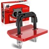 Hitch Tightener Anti-Rattle Clamp - Heavy Duty Hitch Stabilizer for 1.25" and 2" Trailer Hitches, Rubber Isolator and Anti-Rust Double Coating Protective