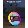 SIDVAR Bluetooth Speaker Night Lightsr,Wireless Charging Modern Speaker,Best Teenage Birthday