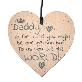 Dad Signs for Home Decor Dad Gifts for Fathers Day Wood Ornaments Dad Birthday Decorative Signage from Daughter Son Daddy Father Wall Decor Father Day Tree Decorations Engraved Dad Wedding Gift Ideas