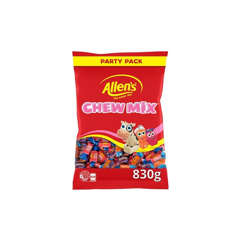 Allen's Bulk Chew Mix Lollies 830 g