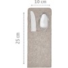 Miqio ® - Design Felt Cutlery Bags, Washable, Set of