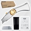 PANORIC Retractable Utility Roofing Knife with Holster - Includes Multiple