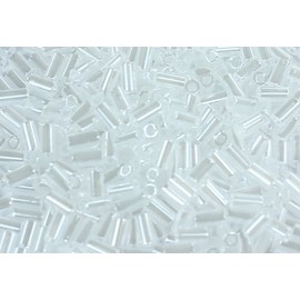 TOHO Bugle Tube Beads Size #1 (3mm) #141- Ceylon Snowflake 15g