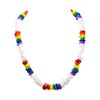 BlueRica Rainbow & White Puka Shell Chips Necklace & Anklet