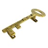 ESPLANADE Designer Peacock Brass Door Handle (Treasure Key)