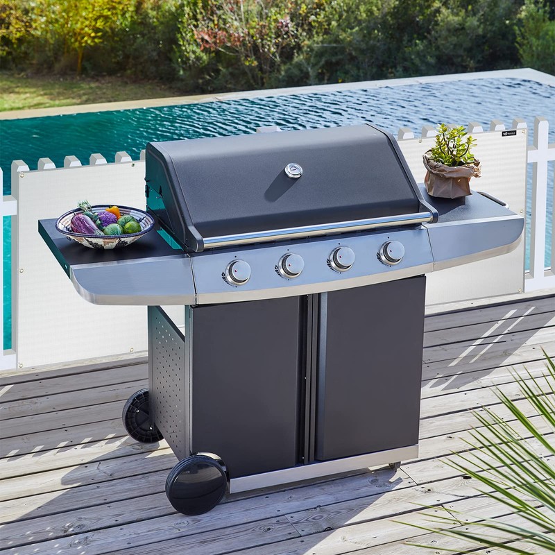 FLASLD Aluminum Heat Shield Mat for Grill, Stove, Oven and