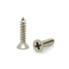 100 Qty #4 x 1/2" Flat Head 304 Stainless Phillips