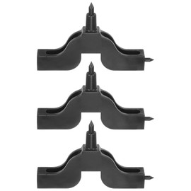 QUARKZMAN Irrigation Drilling Tool 3 mm 4 mm Dual Use T-shaped Hole Punch Micro Drip Irrigation System Water Pipe Punch Sprinkler System Micro for Laying Branch Black Pack of 3